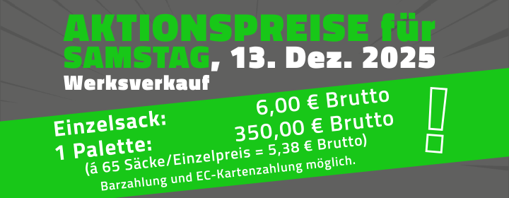 Aktionspreise für Samstag, 13.12.2025